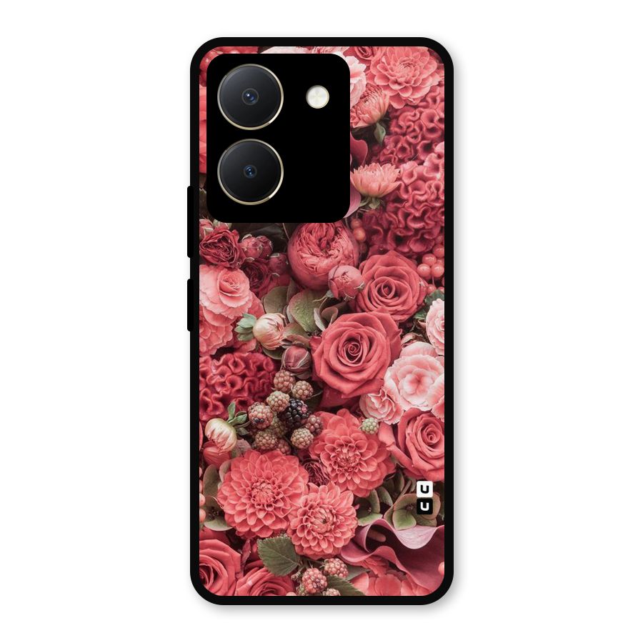 Shades Of Peach Metal Back Case for Vivo Y36