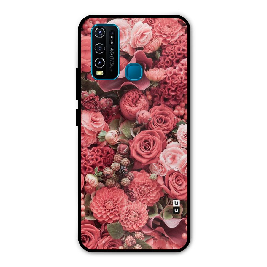 Shades Of Peach Metal Back Case for Vivo Y50