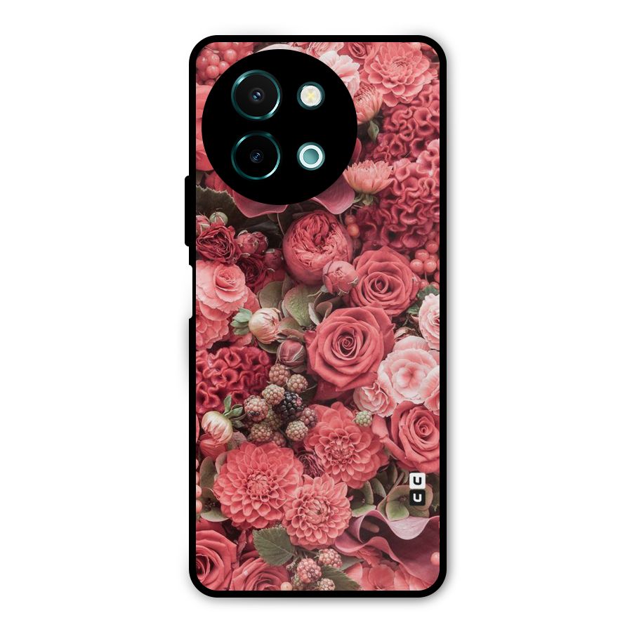Shades Of Peach Metal Back Case for Vivo Y58