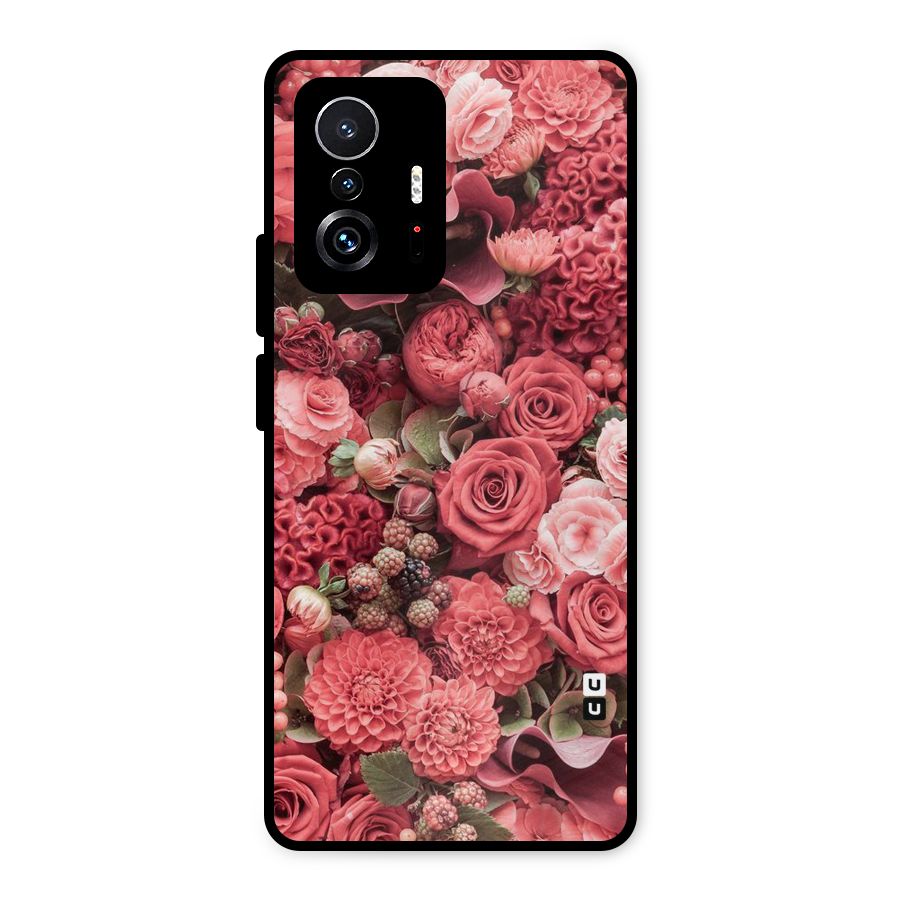 Shades Of Peach Metal Back Case for Xiaomi 11T Pro