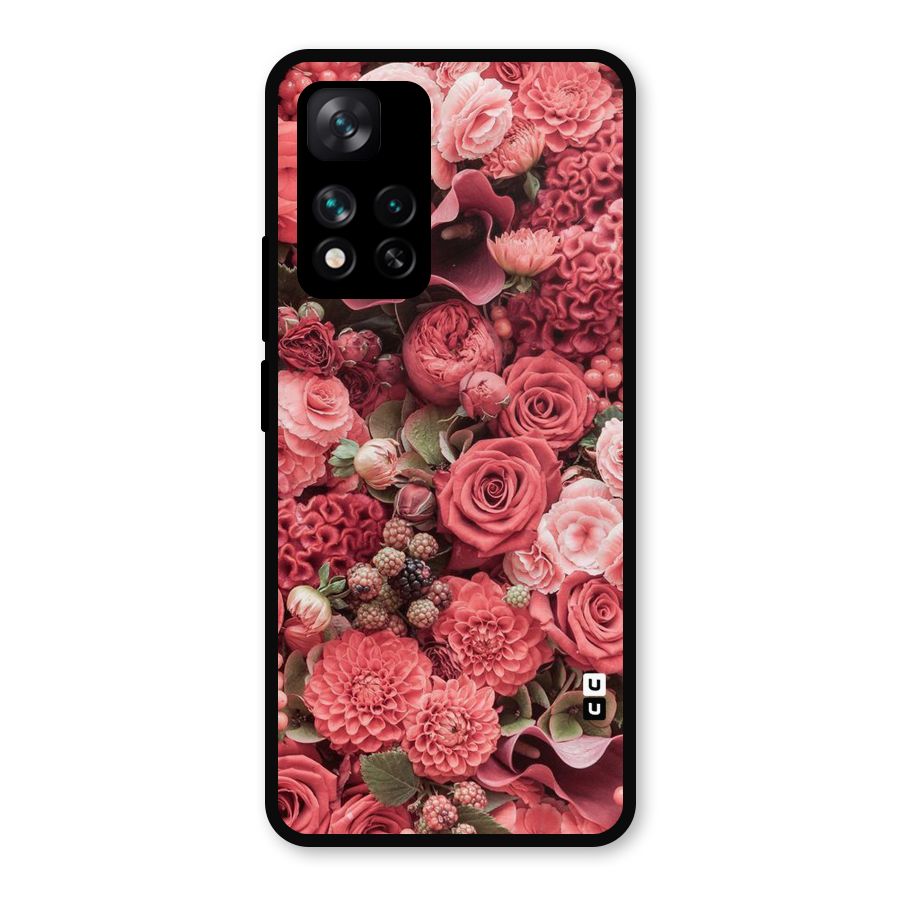 Shades Of Peach Metal Back Case for Xiaomi 11i Hypercharge 5G