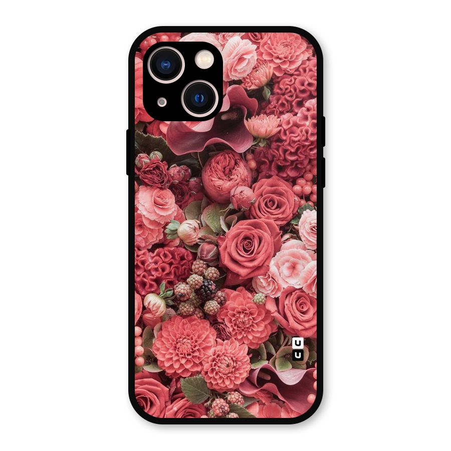 Shades Of Peach Metal Back Case for iPhone 13