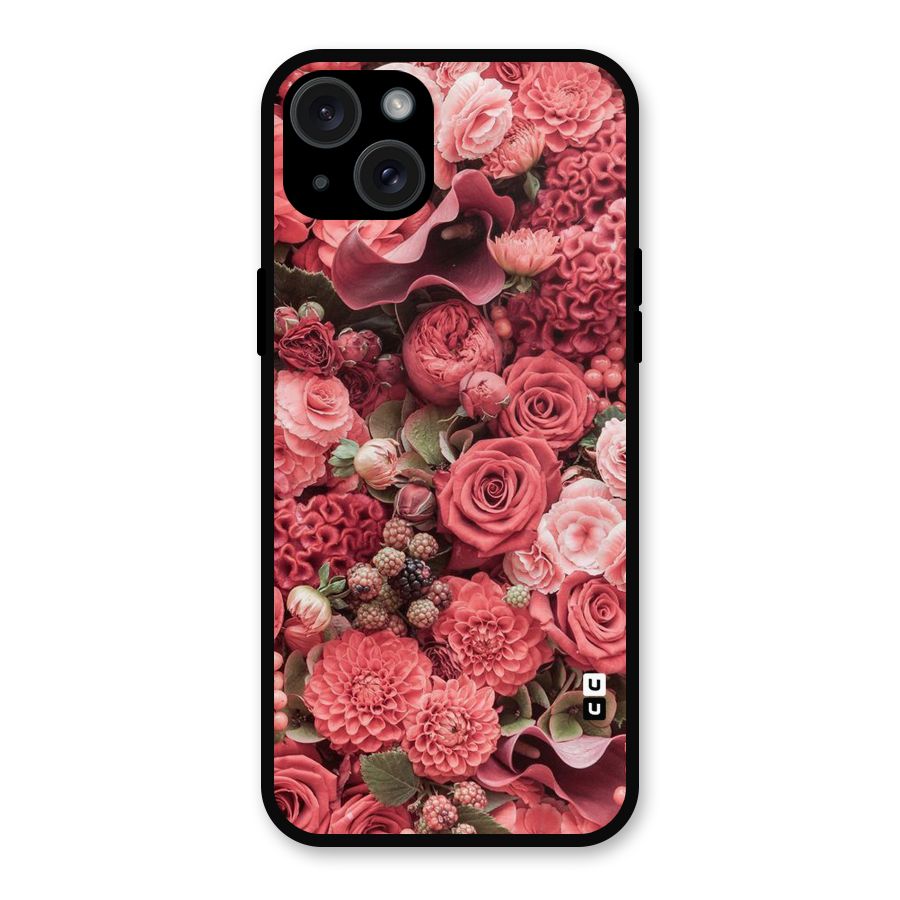 Shades Of Peach Metal Back Case for iPhone 15 Plus