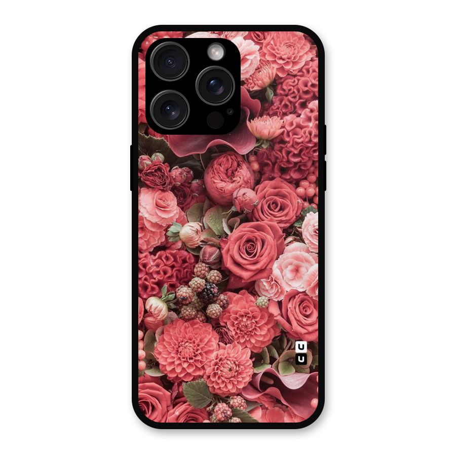 Shades Of Peach Metal Back Case for iPhone 15 Pro Max