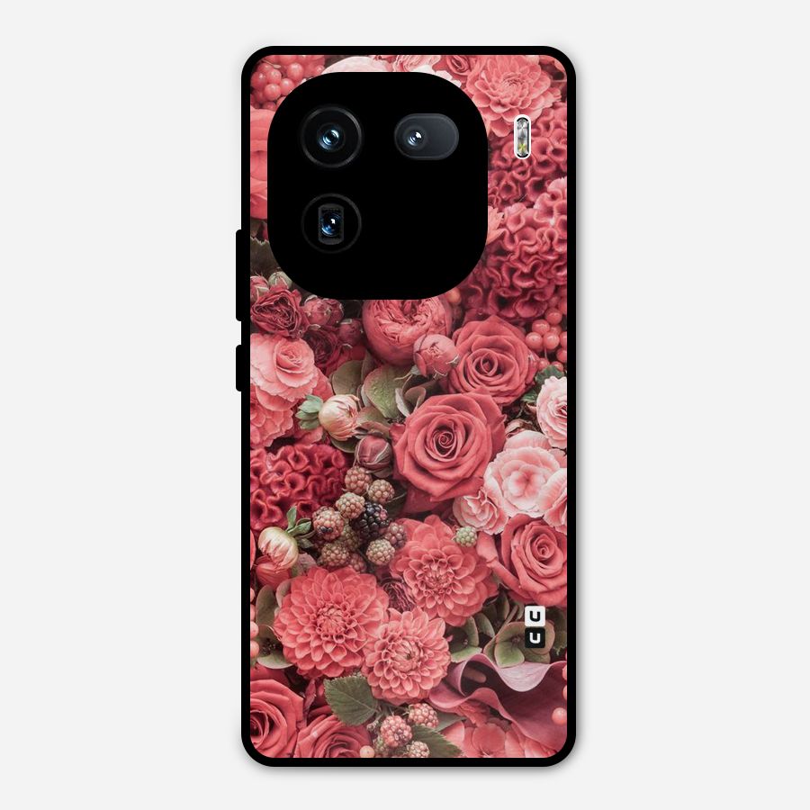 Shades Of Peach Metal Back Case for iQOO 12