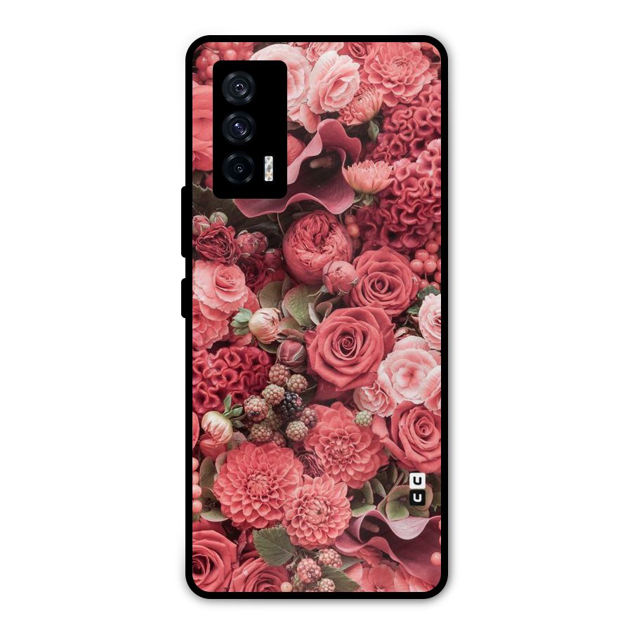 Shades Of Peach Metal Back Case for iQOO 7 5G
