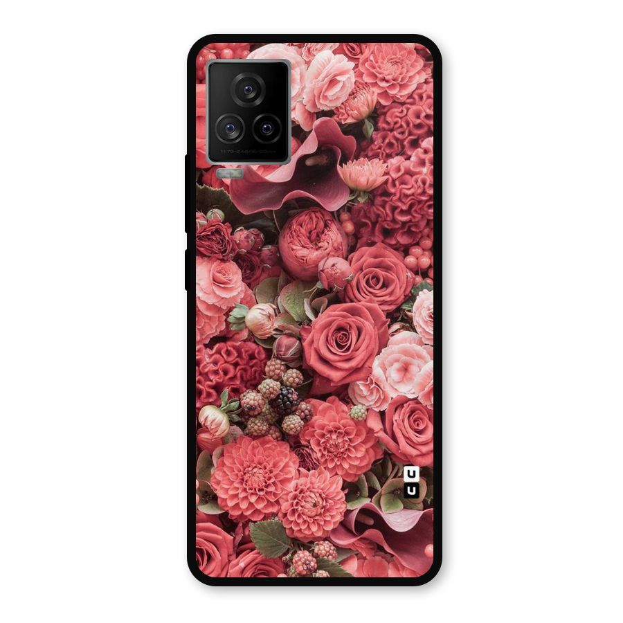 Shades Of Peach Metal Back Case for iQOO 7 Legend 5G