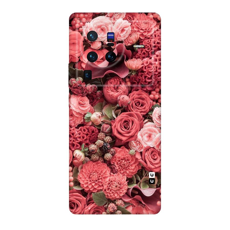 Shades Of Peach Original Polycarbonate Back Case for Vivo X80