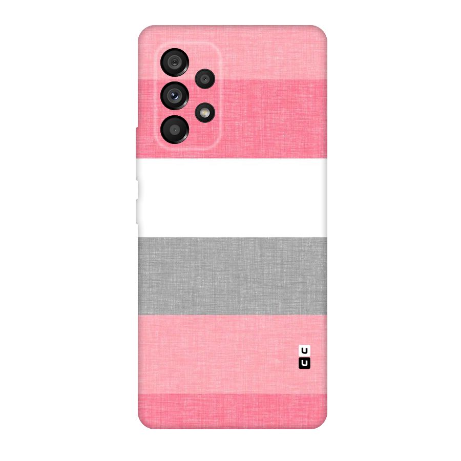 Shades Pink Stripes Original Polycarbonate Back Case for Galaxy A53 5G
