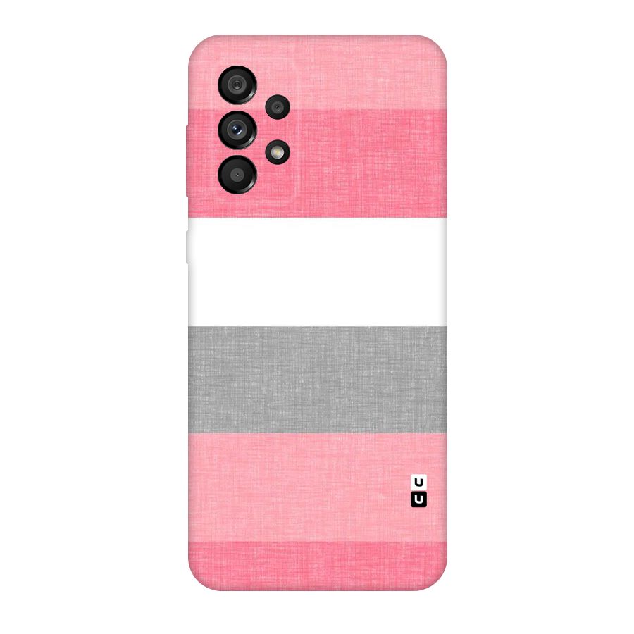 Shades Pink Stripes Original Polycarbonate Back Case for Galaxy A73 5G