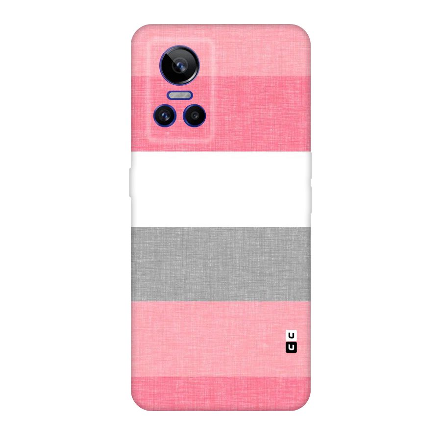 Shades Pink Stripes Original Polycarbonate Back Case for Realme GT Neo 3