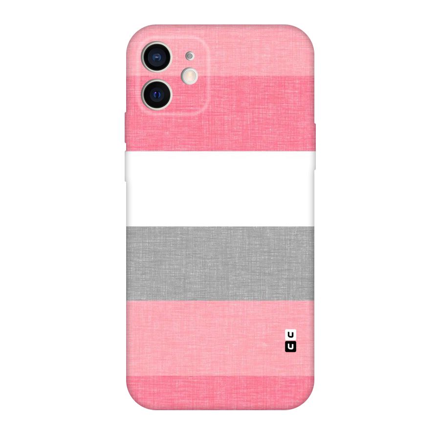Shades Pink Stripes Original Polycarbonate Back Case for iPhone 12