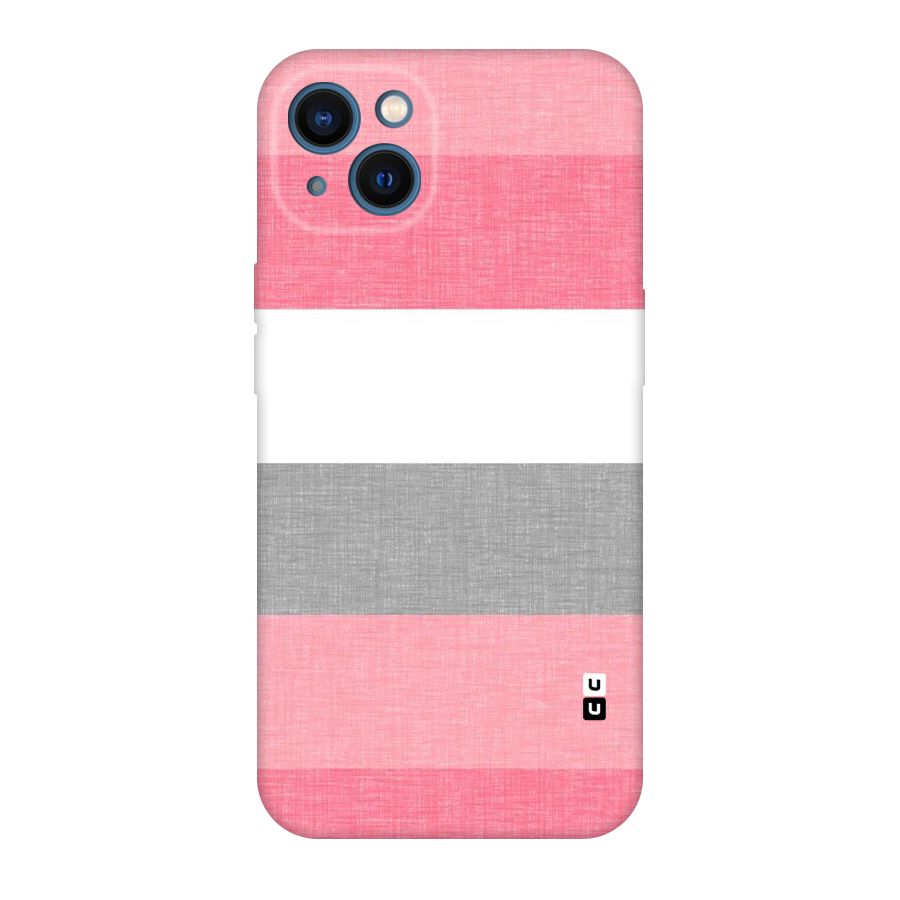 Shades Pink Stripes Original Polycarbonate Back Case for iPhone 13