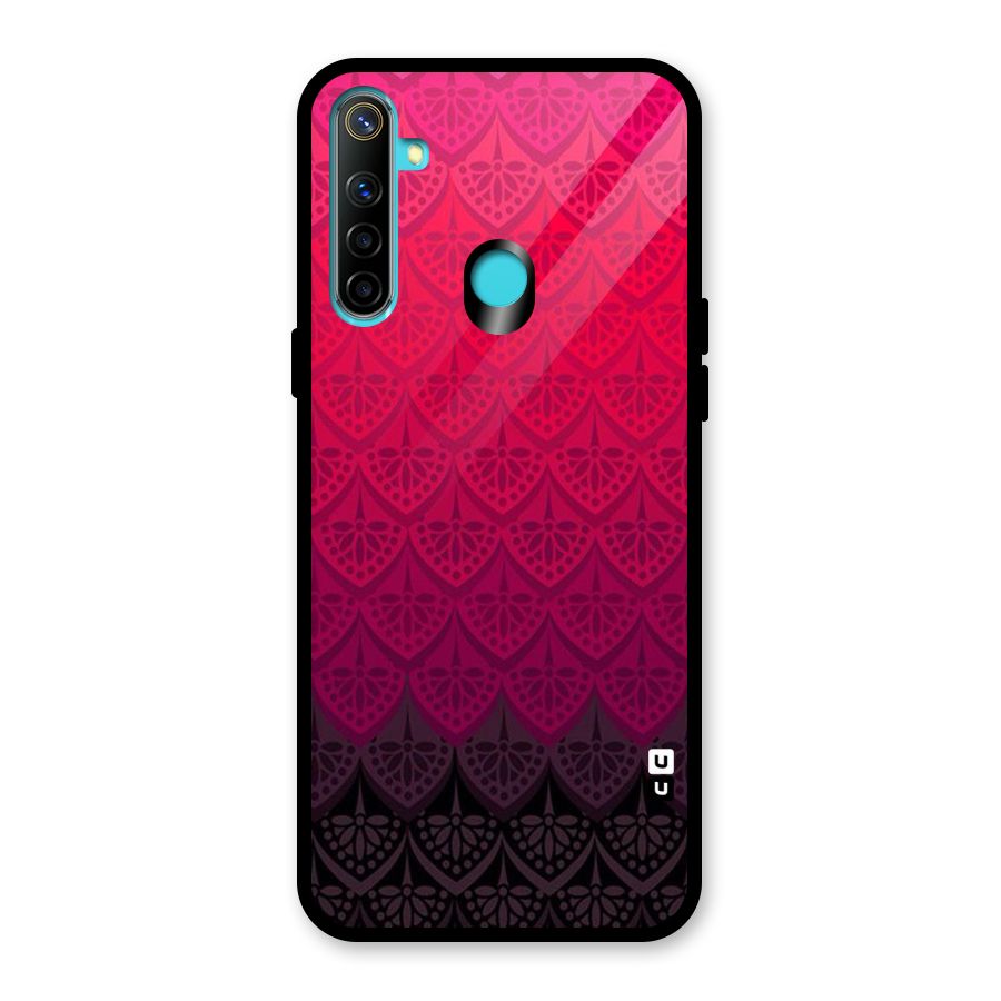 Shades Red Design Glass Back Case for Realme Narzo 10
