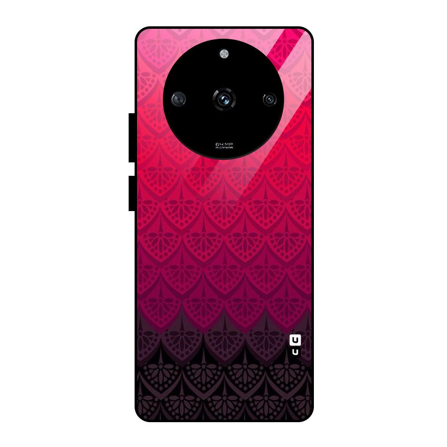 Shades Red Design Glass Back Case for Realme Narzo 60 5G