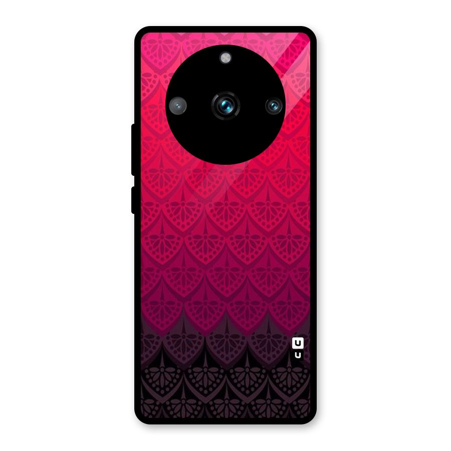 Shades Red Design Glass Back Case for Realme Narzo 60 Pro