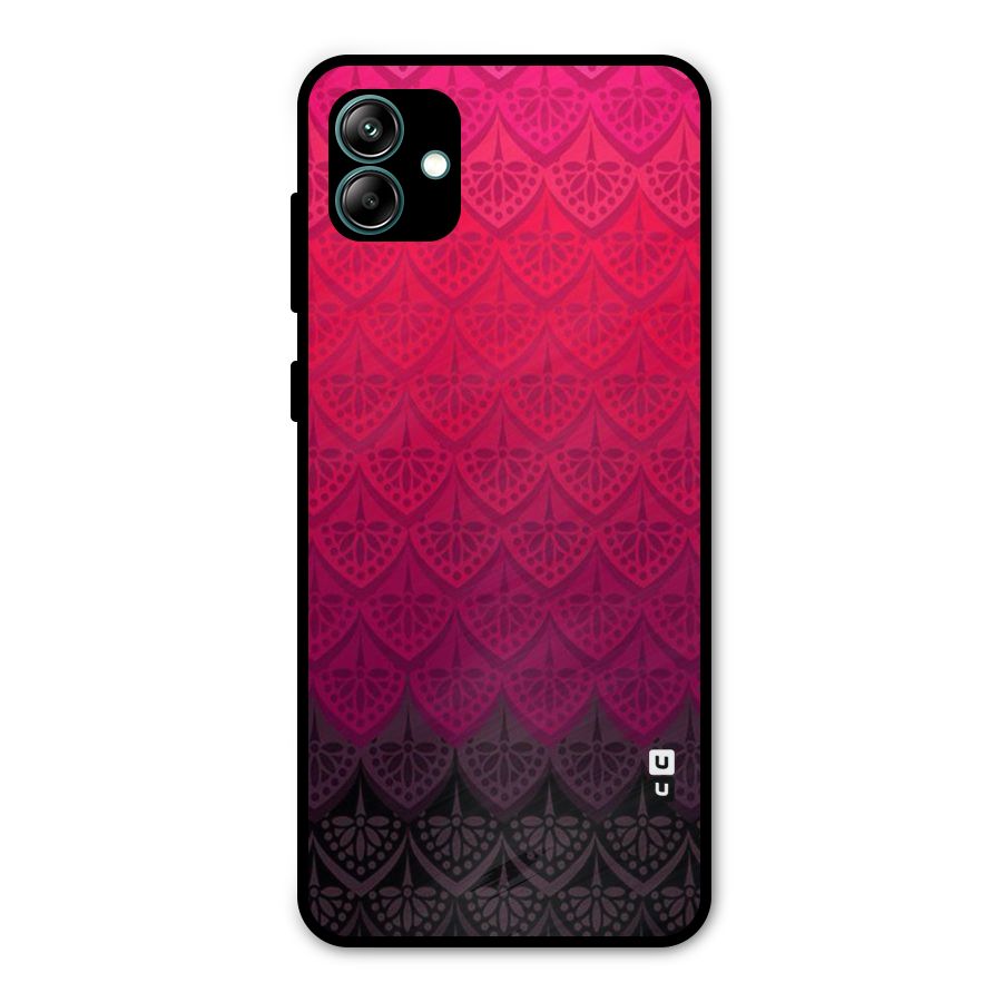 Shades Red Design Metal Back Case for Galaxy A04