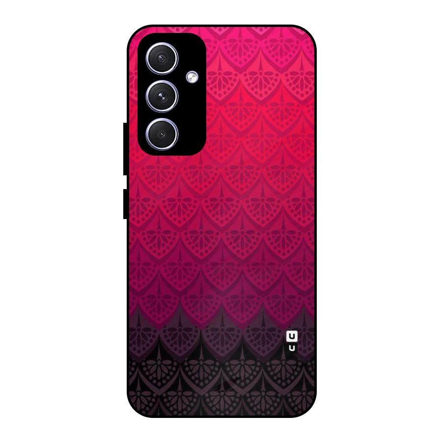 Shades Red Design Metal Back Case for Galaxy A54