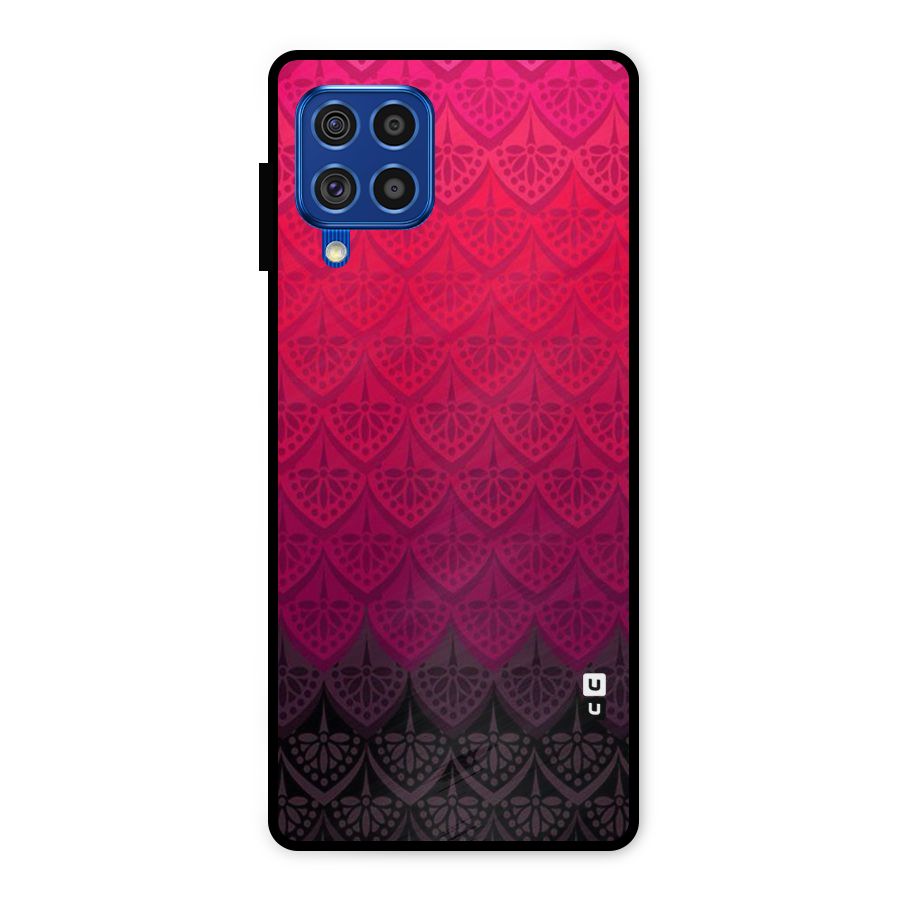 Shades Red Design Metal Back Case for Galaxy F62