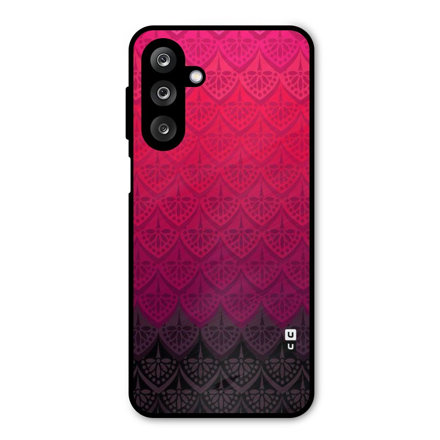Shades Red Design Metal Back Case for Galaxy M36