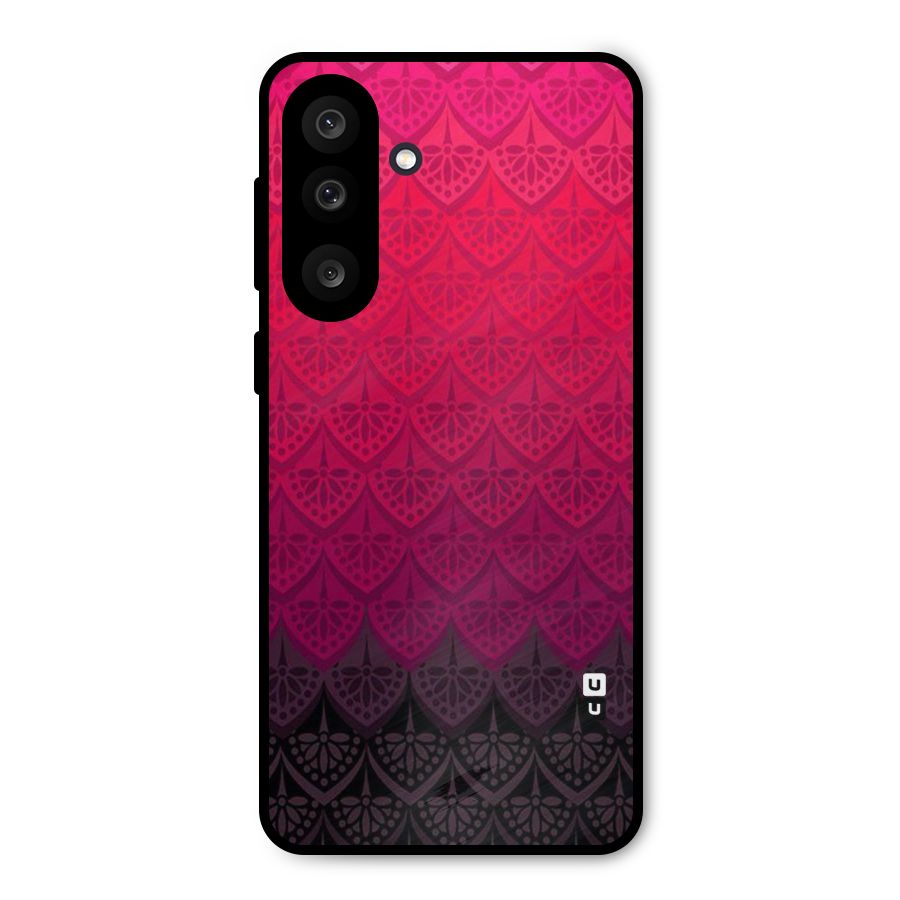 Shades Red Design Metal Back Case for Galaxy M56