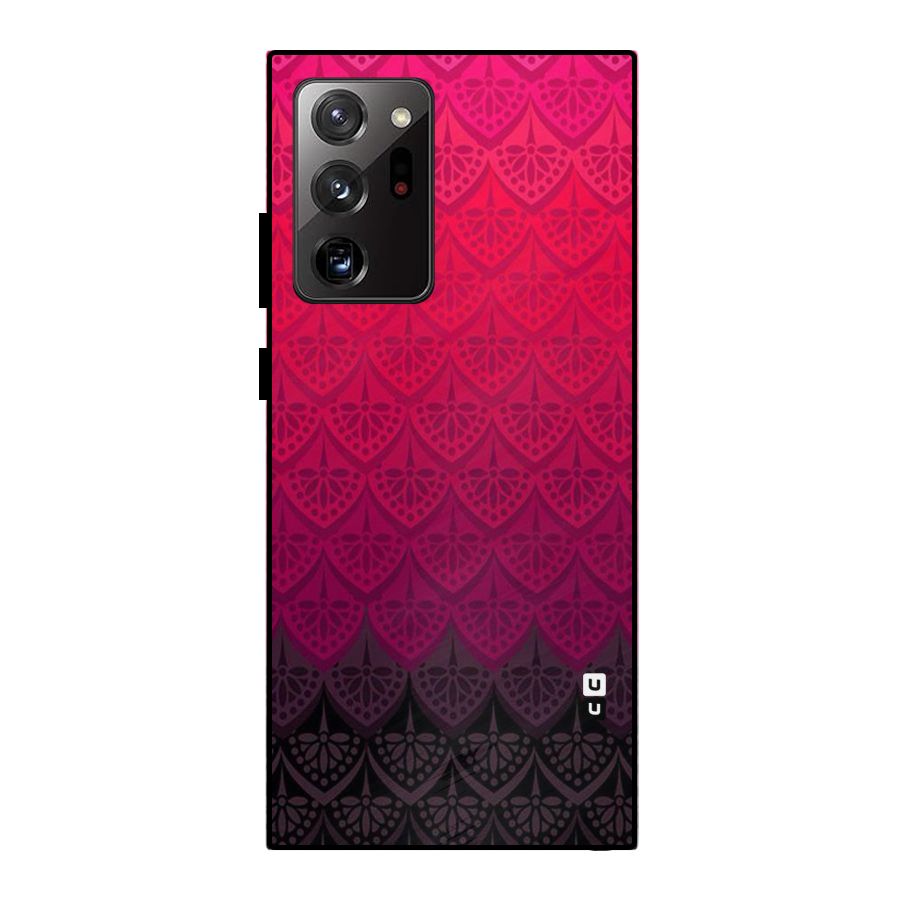 Shades Red Design Metal Back Case for Galaxy Note 20 Ultra
