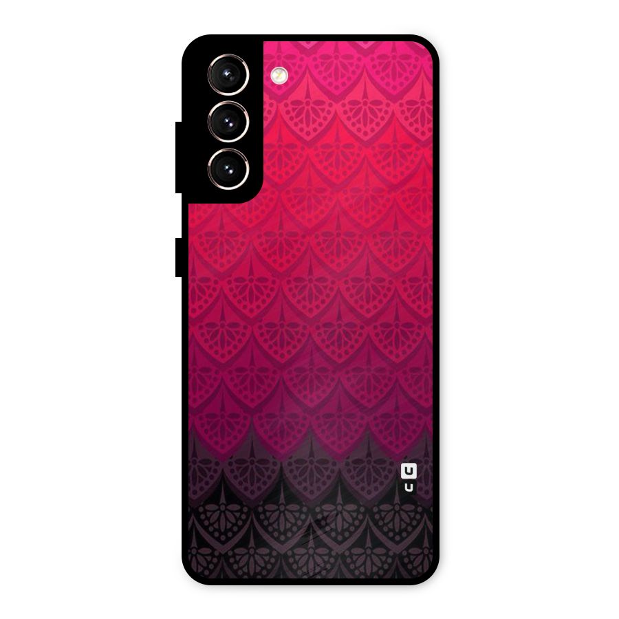 Shades Red Design Metal Back Case for Galaxy S21 5G