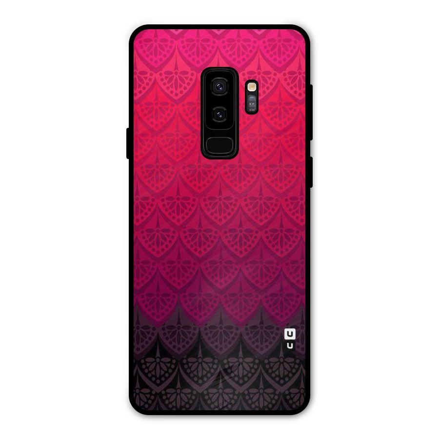 Shades Red Design Metal Back Case for Galaxy S9 Plus