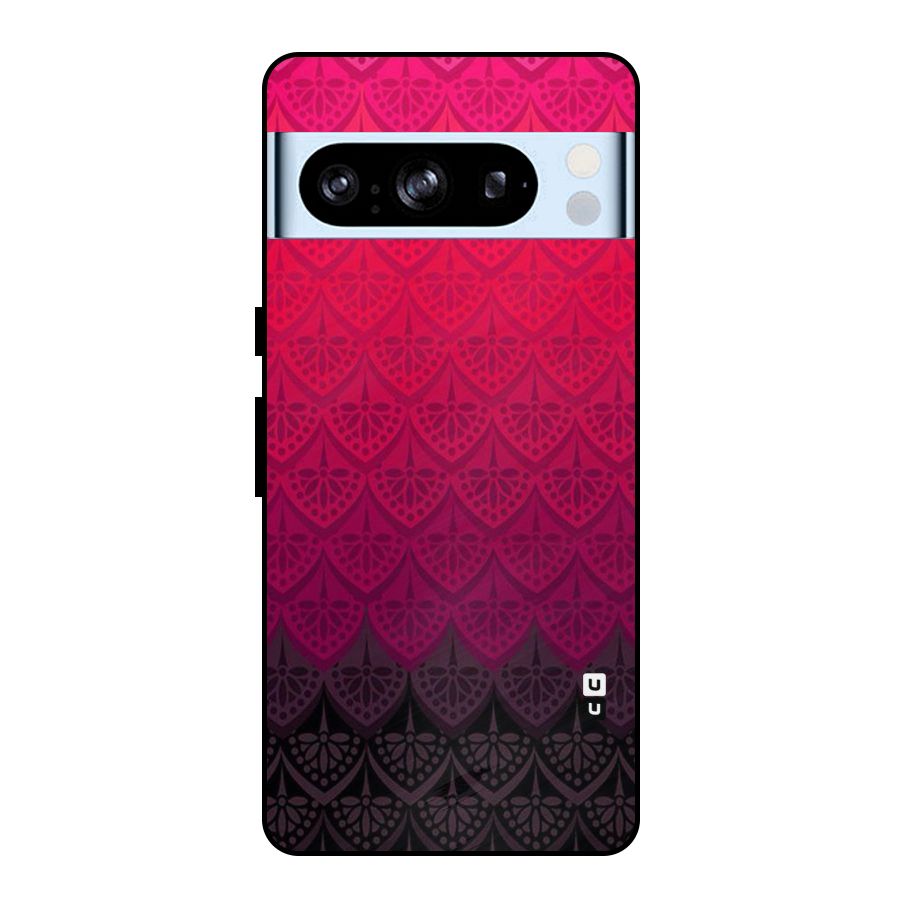 Shades Red Design Metal Back Case for Google Pixel 8 Pro