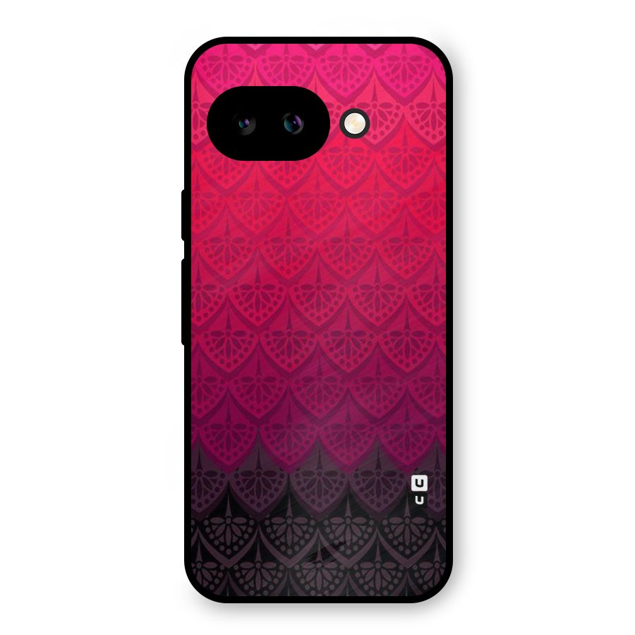 Shades Red Design Metal Back Case for Google Pixel 9a