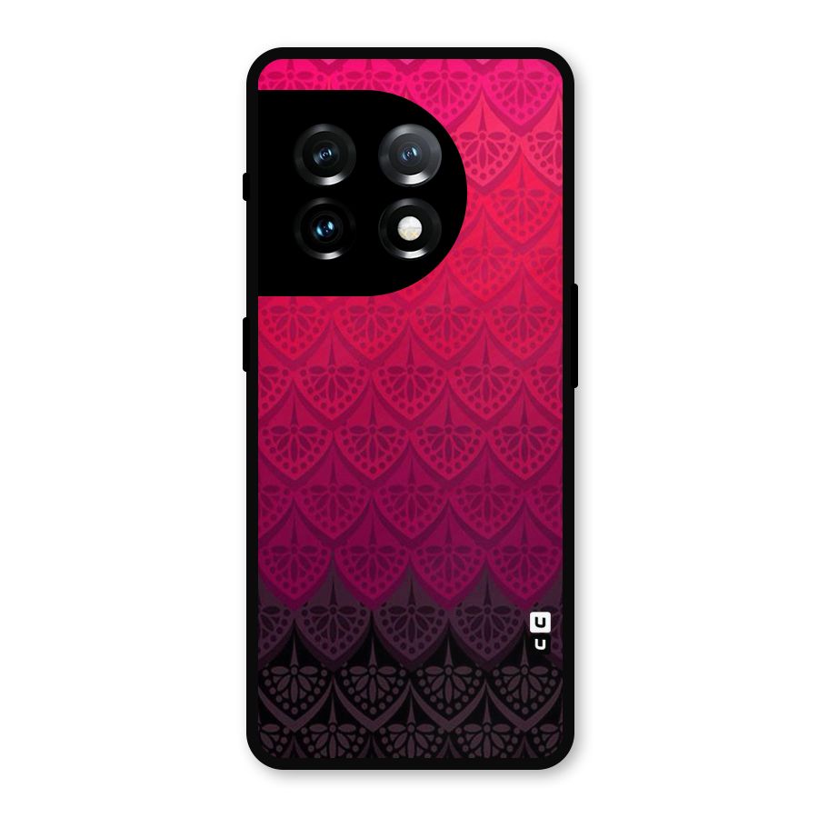 Shades Red Design Metal Back Case for OnePlus 11