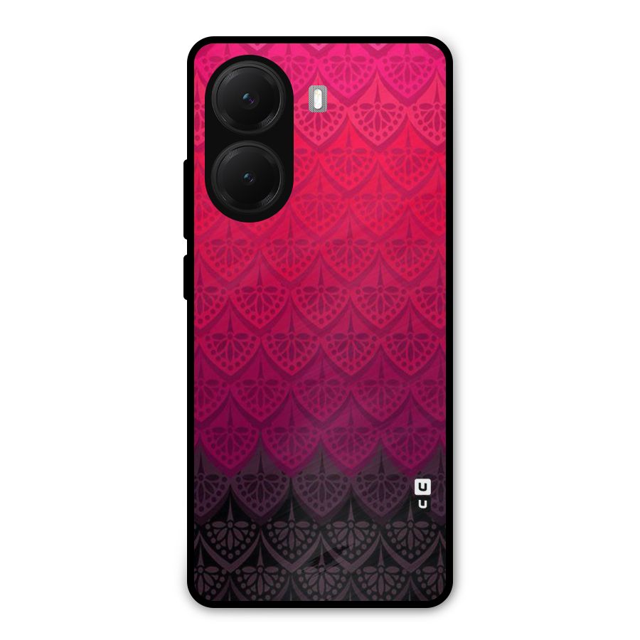 Shades Red Design Metal Back Case for Poco X7 Pro