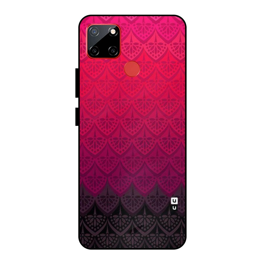 Shades Red Design Metal Back Case for Realme C12