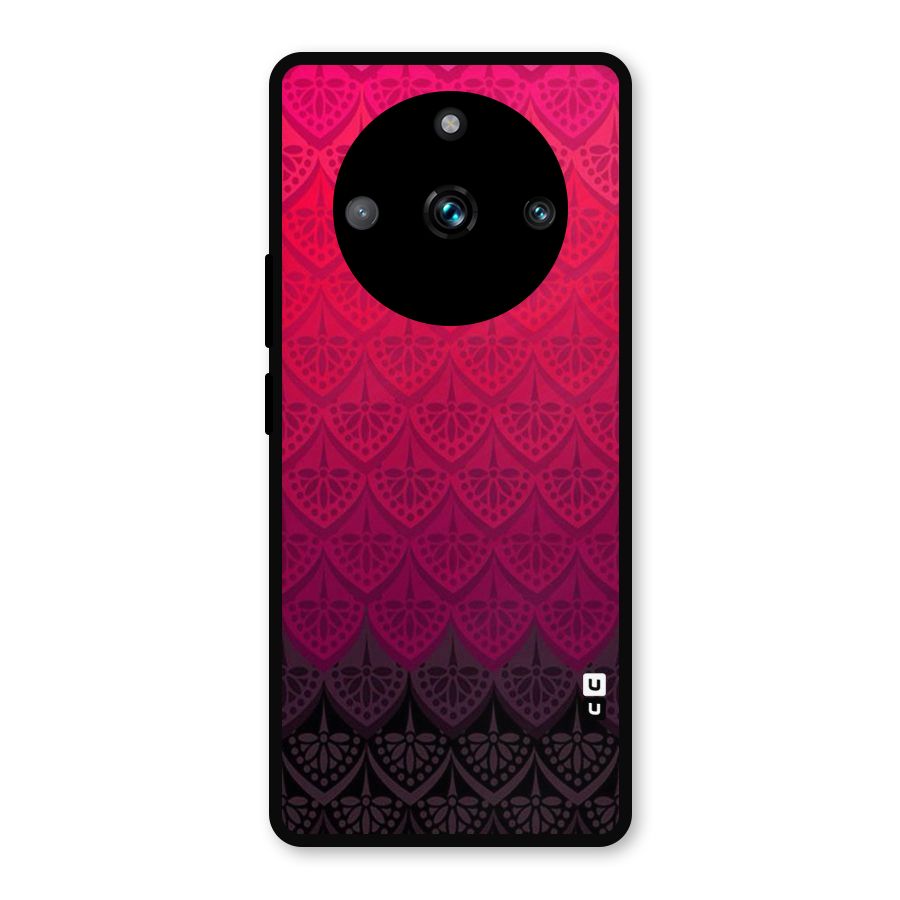 Shades Red Design Metal Back Case for Realme Narzo 60 Pro