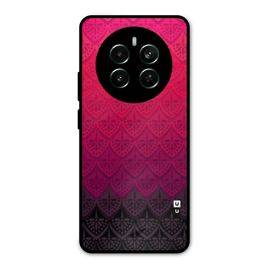 Shades Red Design Metal Back Case for Realme Narzo 70 Pro