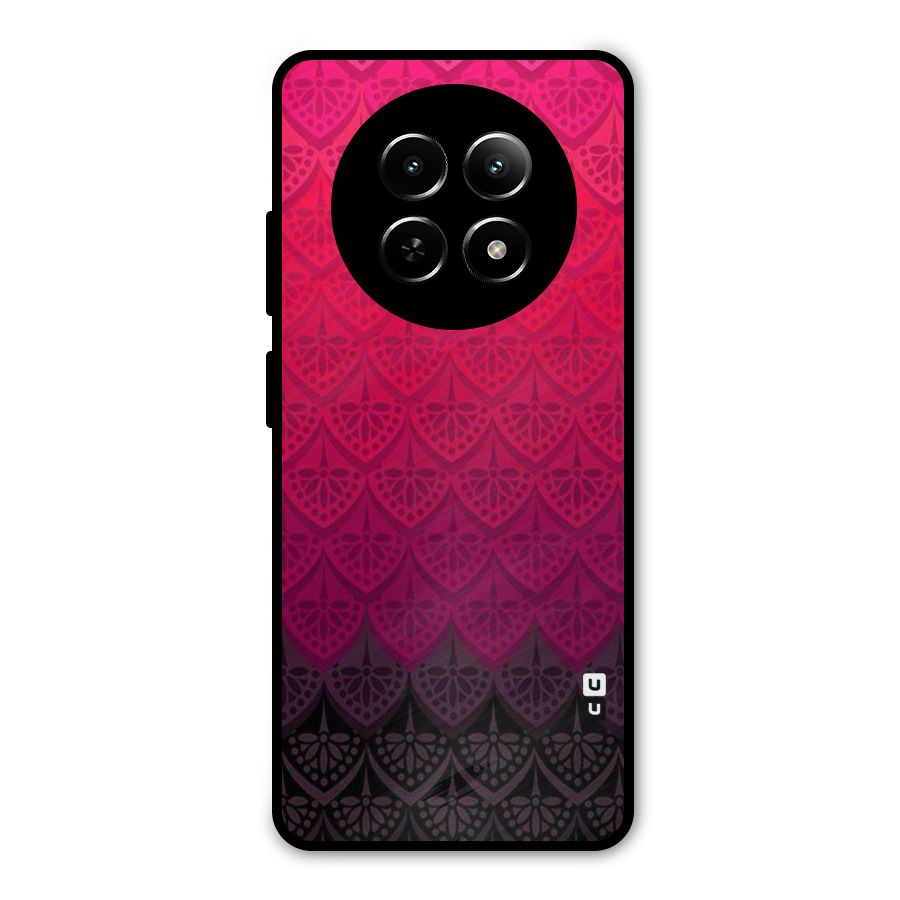 Shades Red Design Metal Back Case for Realme Narzo 70x 5G