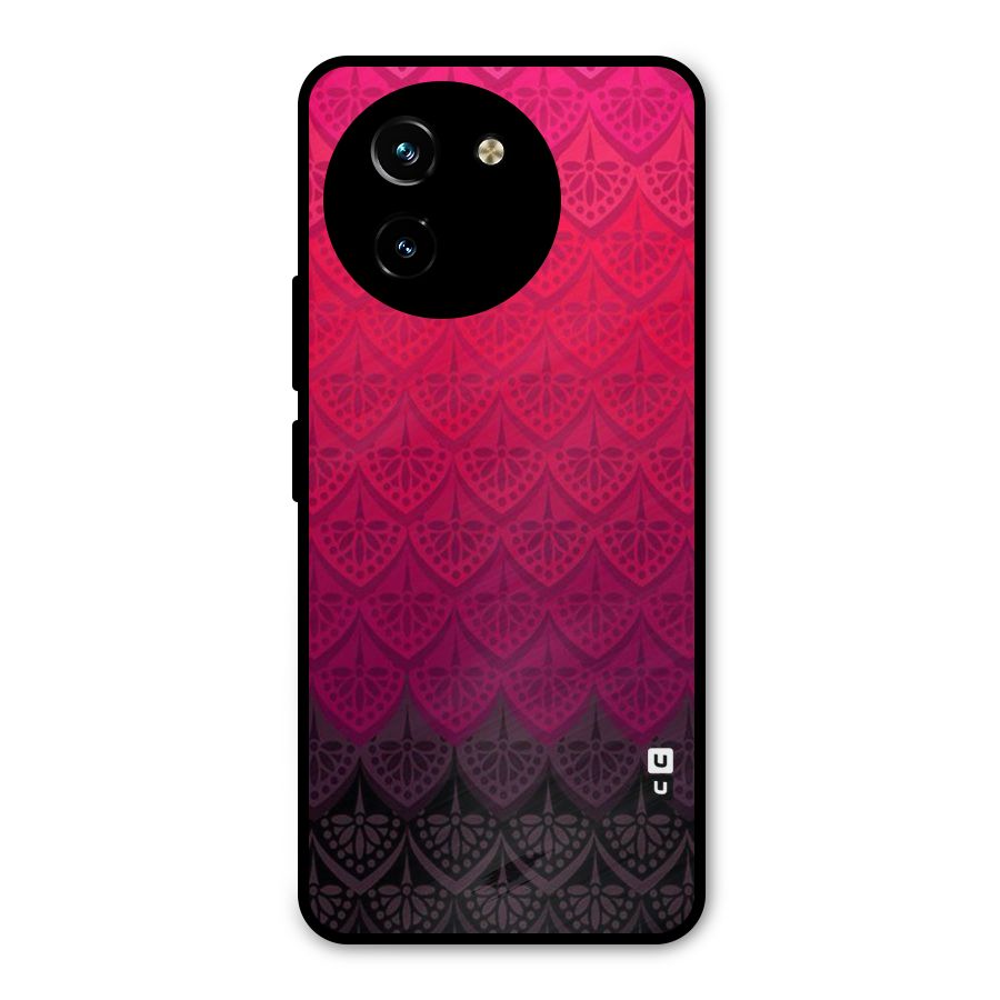 Shades Red Design Metal Back Case for Vivo T3x