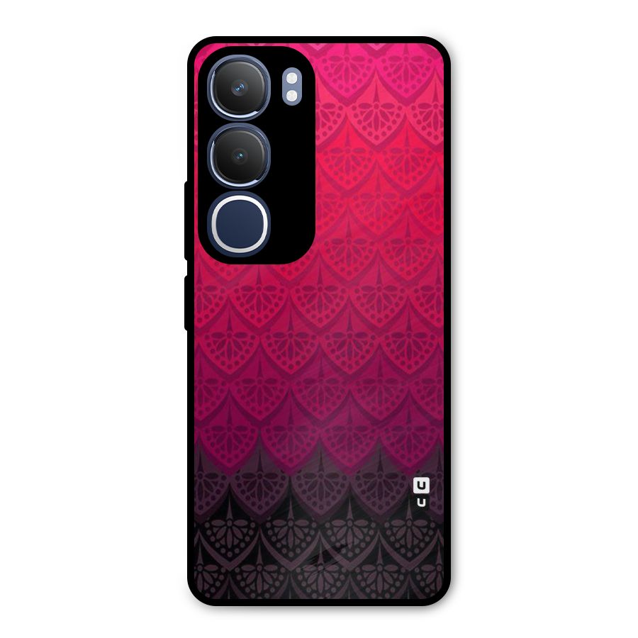 Shades Red Design Metal Back Case for Vivo Y29