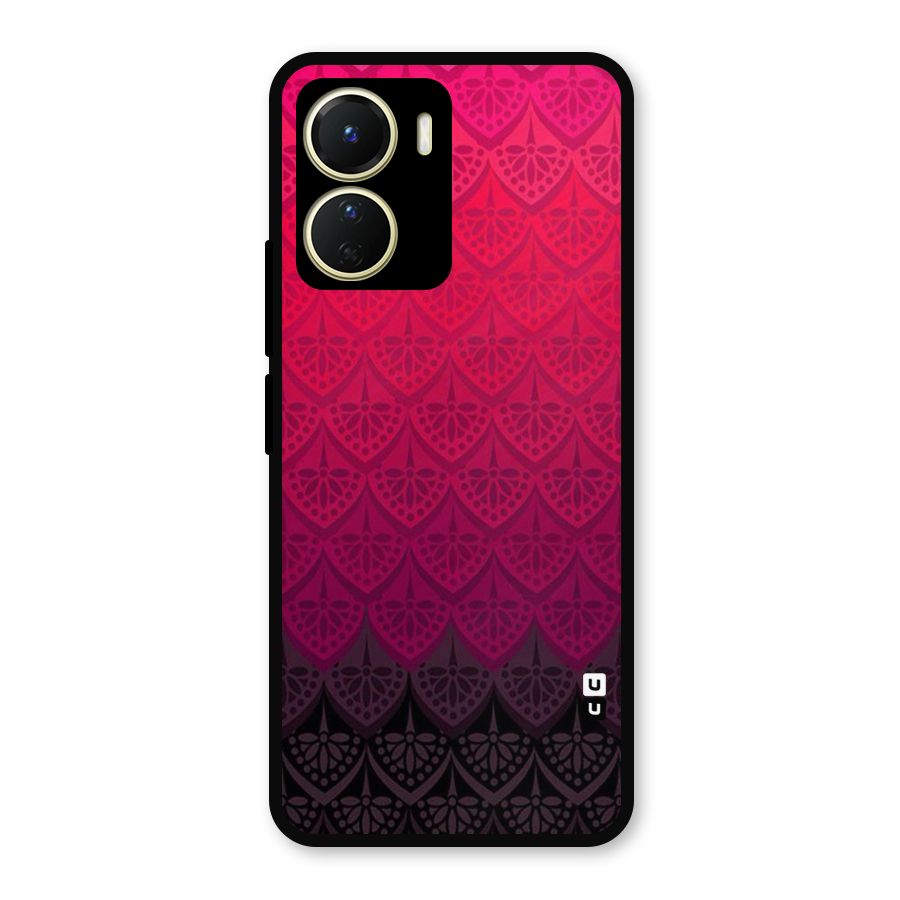 Shades Red Design Metal Back Case for Vivo Y56