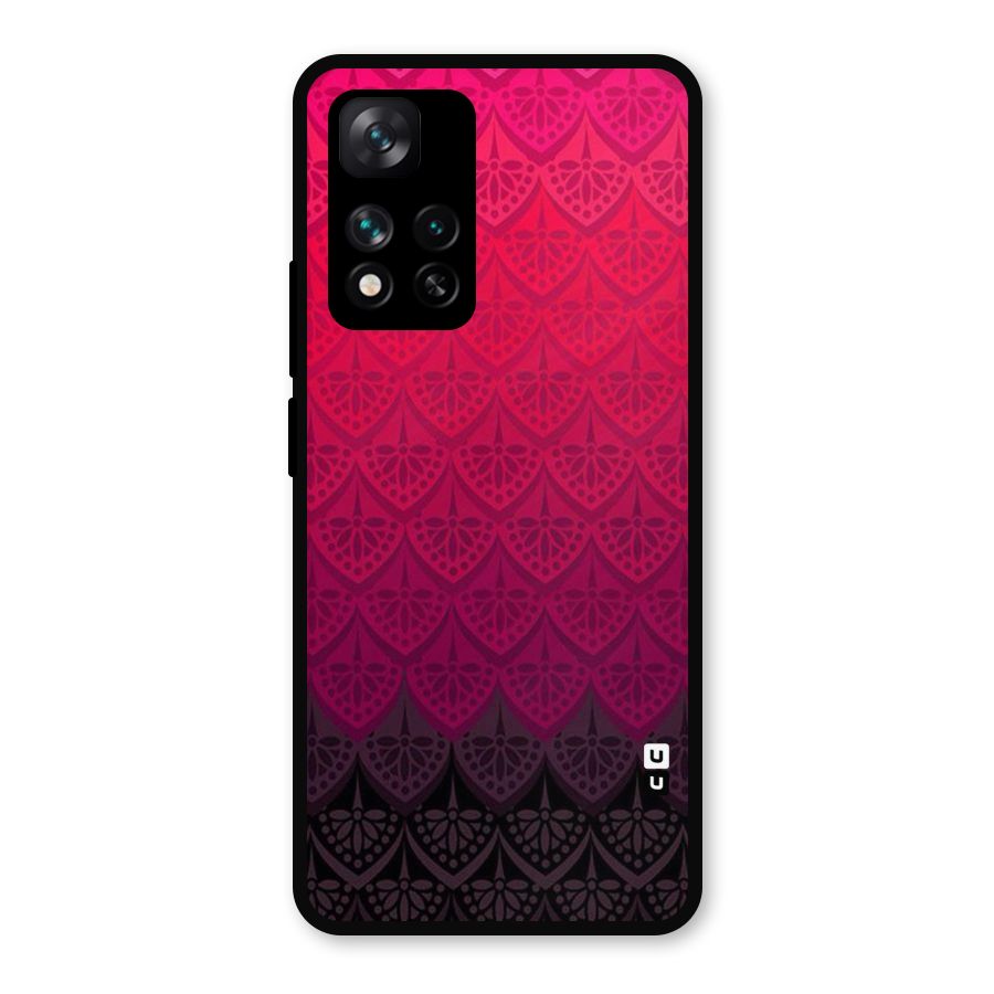 Shades Red Design Metal Back Case for Xiaomi 11i Hypercharge 5G