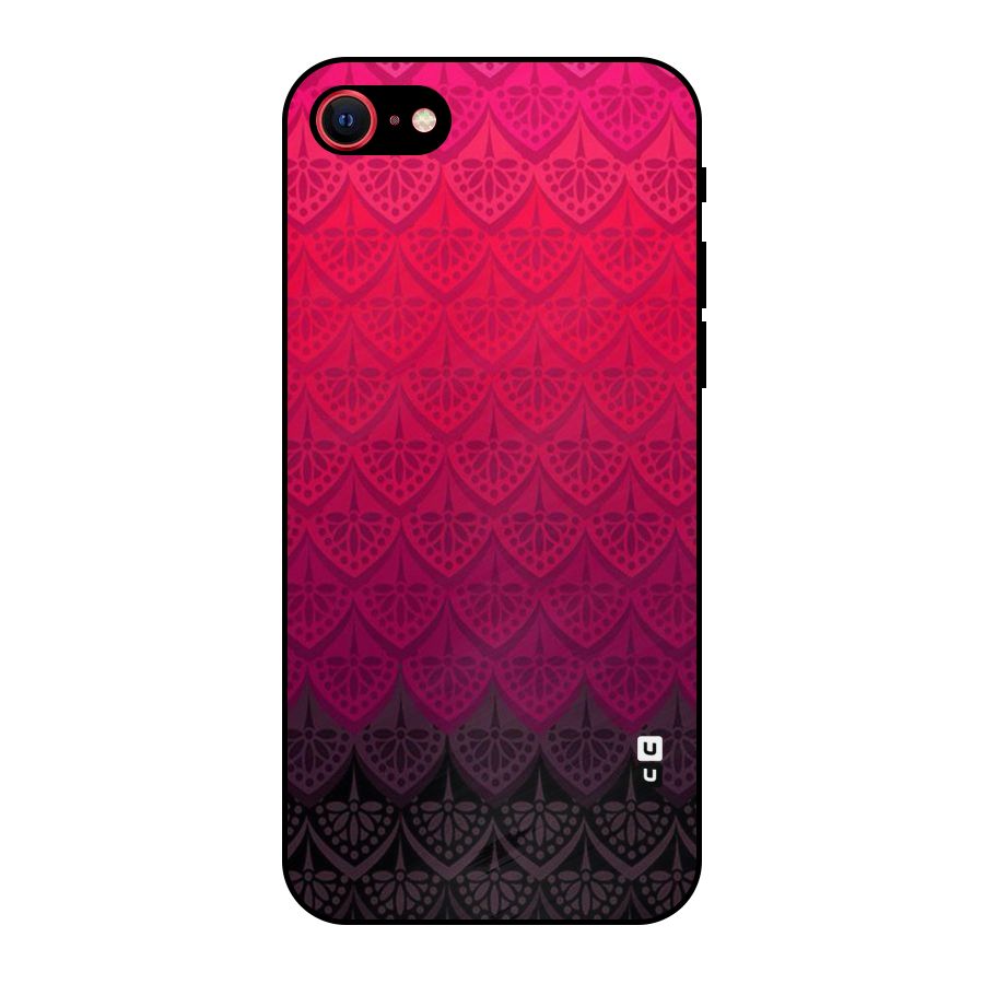 Shades Red Design Metal Back Case for iPhone 7