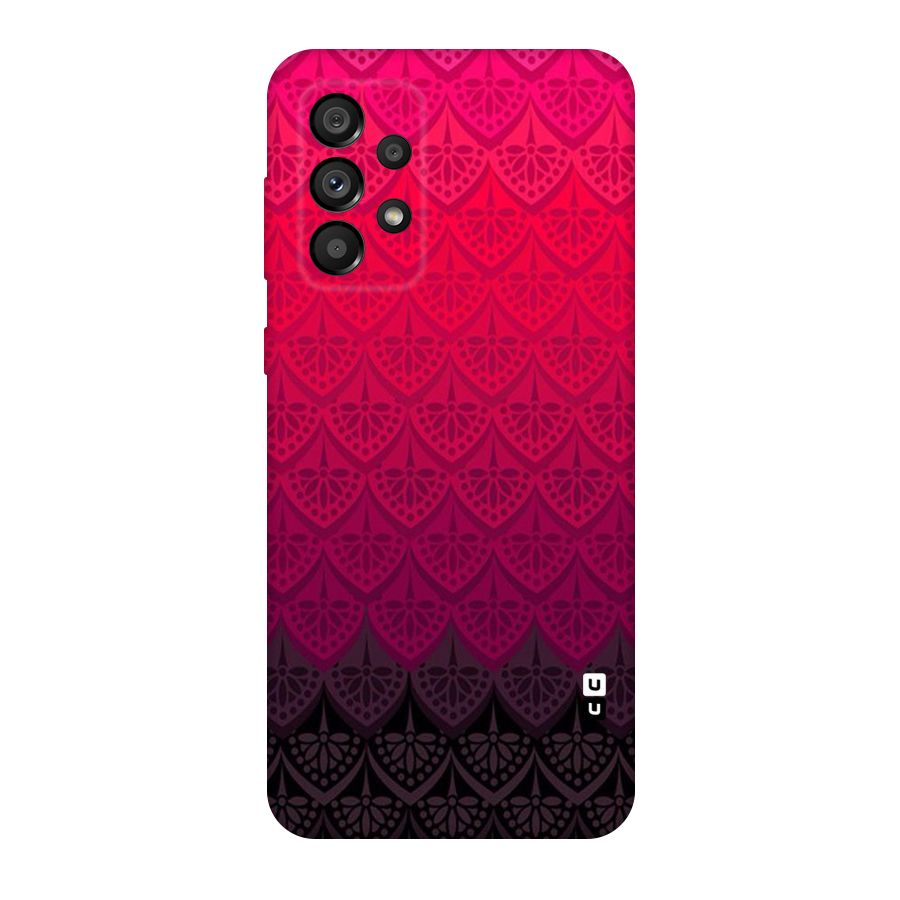 Shades Red Design Original Polycarbonate Back Case for Galaxy A73 5G
