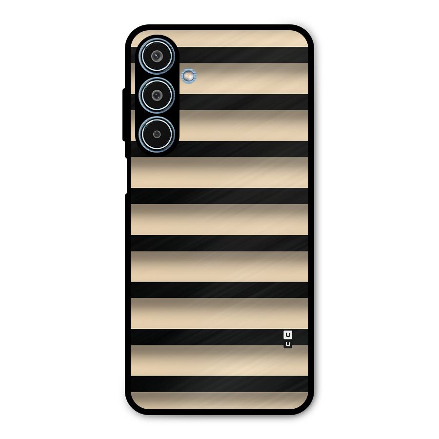Shadow Stripes Metal Back Case for Galaxy M35