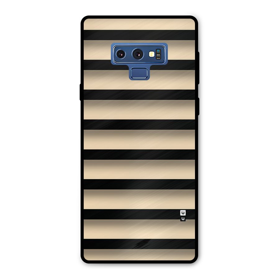 Shadow Stripes Metal Back Case for Galaxy Note 9
