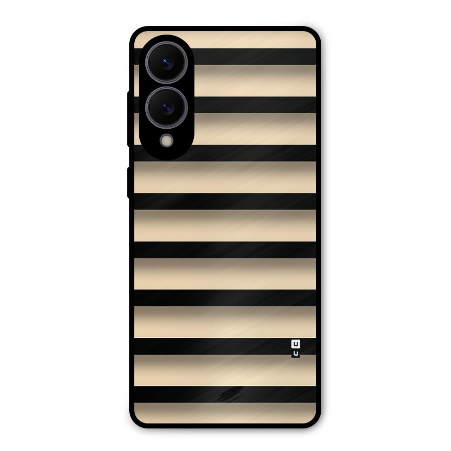 Shadow Stripes Metal Back Case for Galaxy S25 Edge