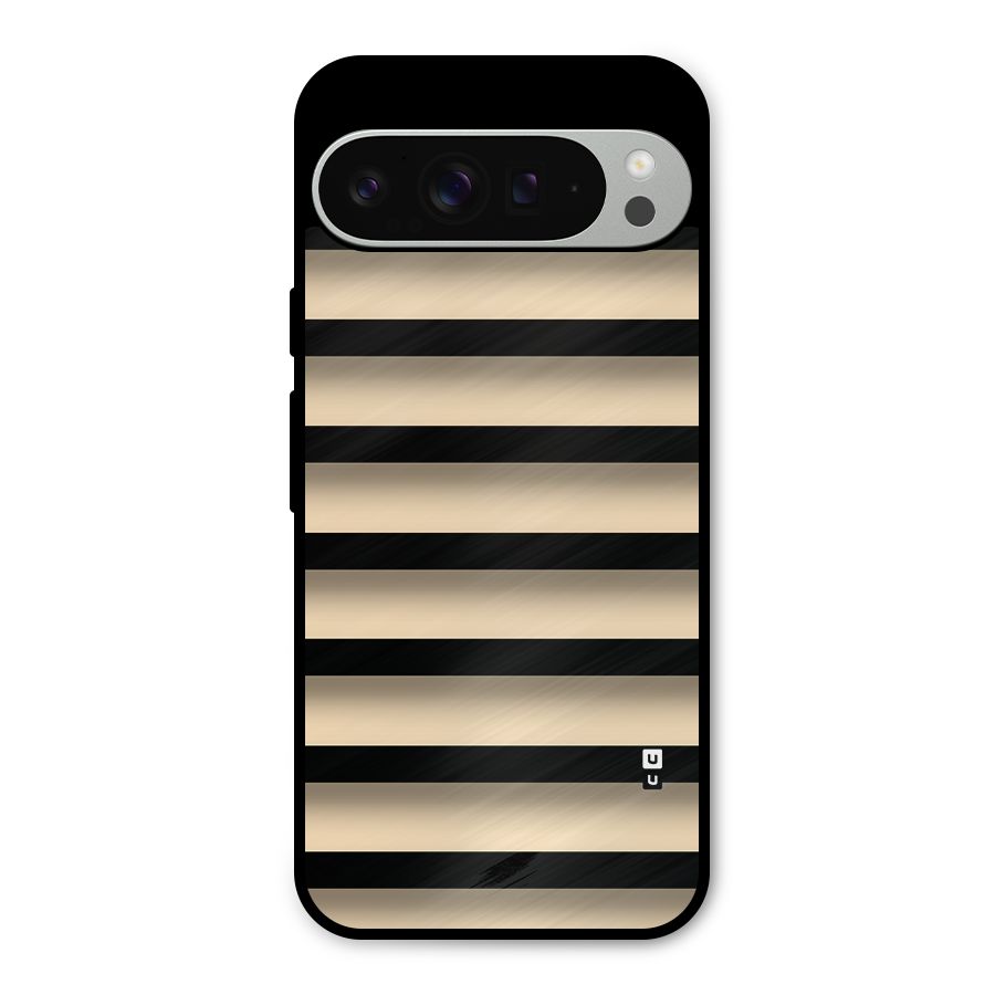 Shadow Stripes Metal Back Case for Google Pixel 9 Pro XL