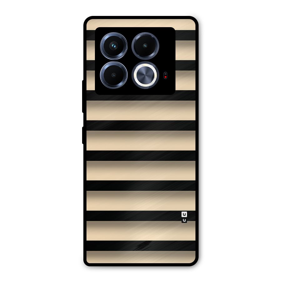 Shadow Stripes Metal Back Case for Infinix Note 40 5G