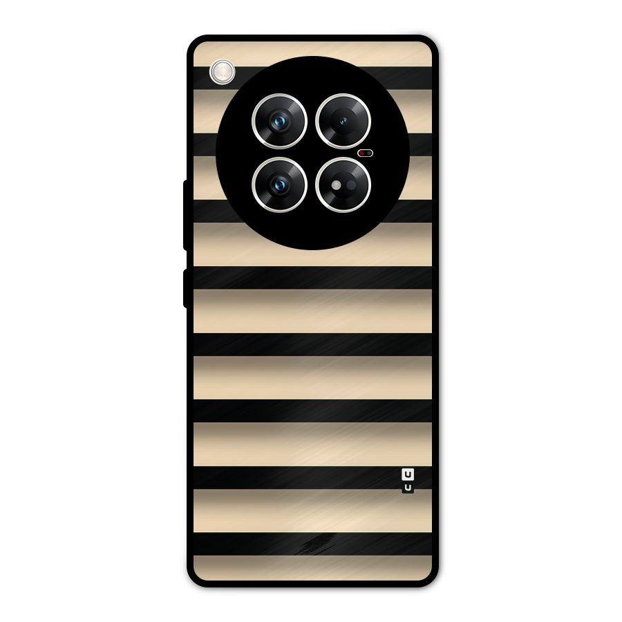 Shadow Stripes Metal Back Case for Infinix Zero 40 5G