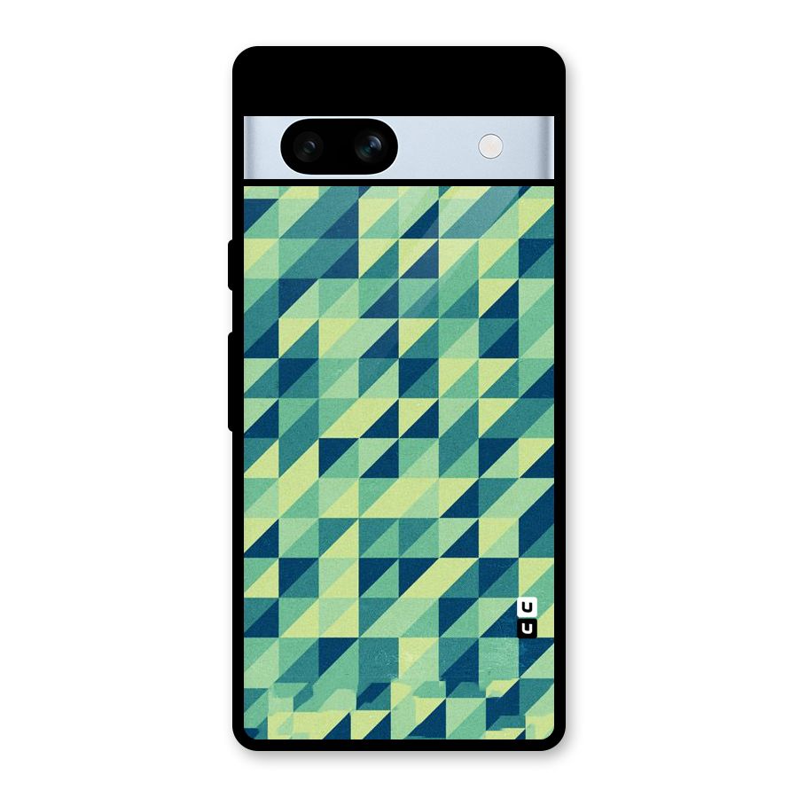 Shady Green Glass Back Case for Google Pixel 7a