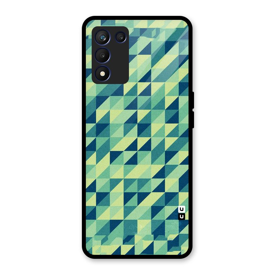 Shady Green Glass Back Case for Realme 9 5G Speed